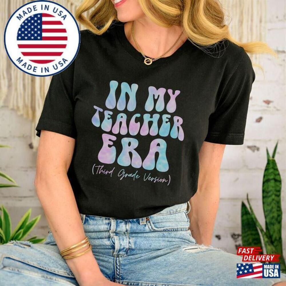Third Grade Teacher Era Shirt Matching T-Shirts